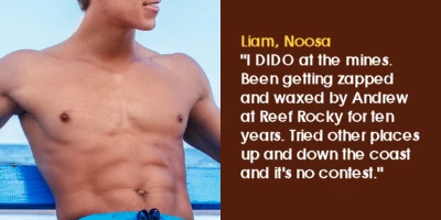 Chest PTF Laser hair removal review, client from Noosa